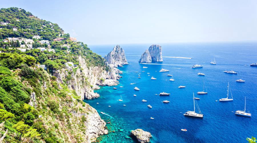 The most favored car hire offers in Capri